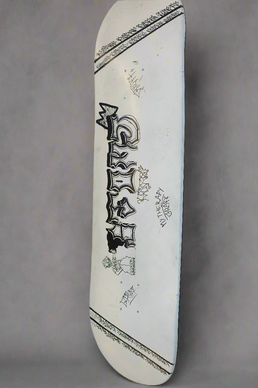 "My Therapy" Graffiti Skateboard