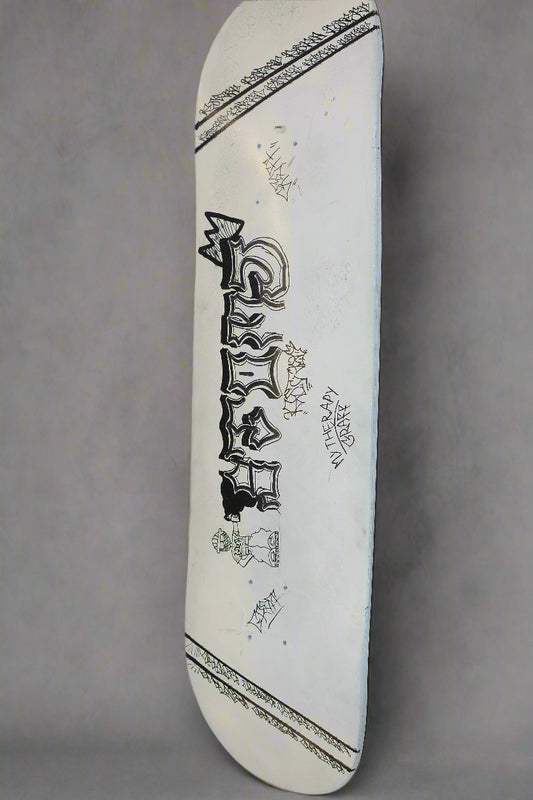 "My Therapy" Graffiti Skateboard