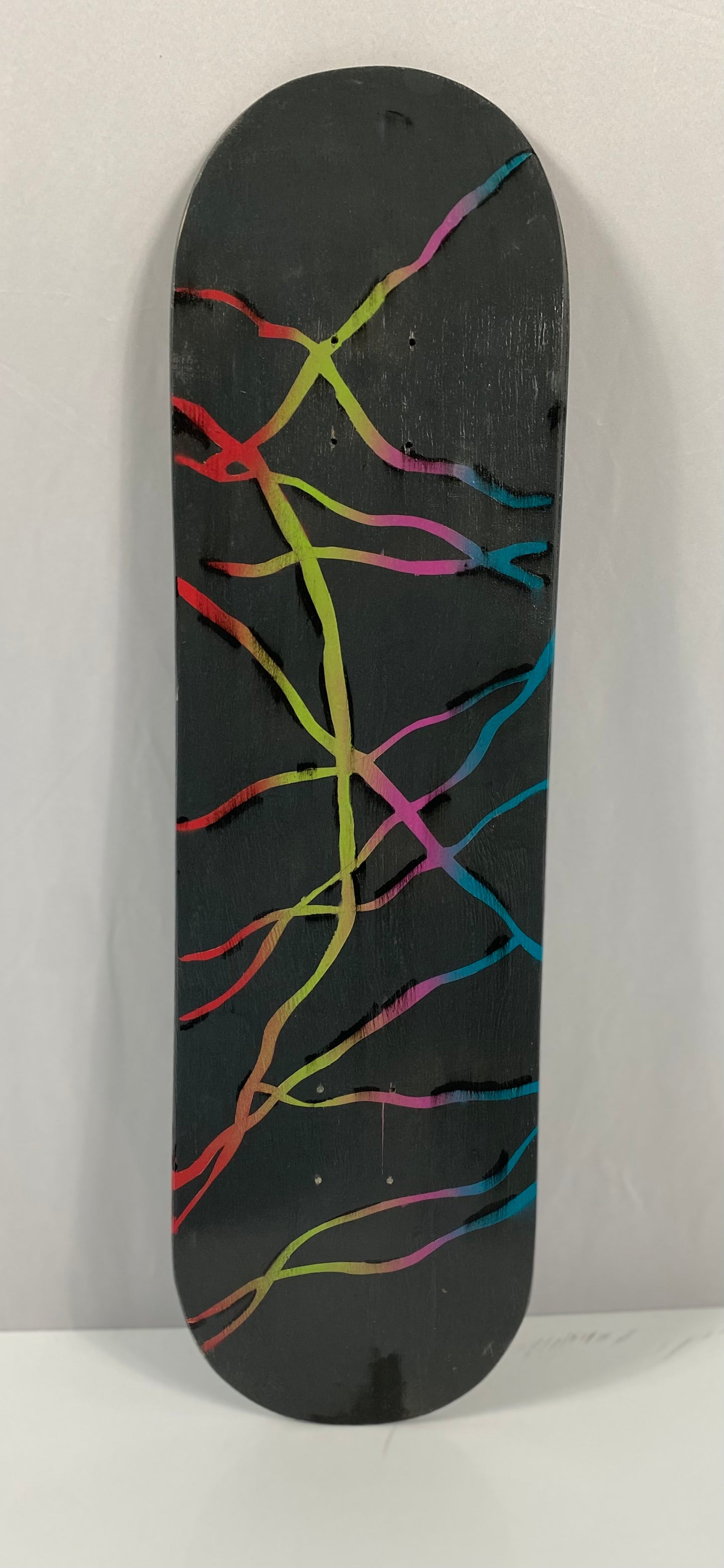 Northern Lights Inspired Skateboard